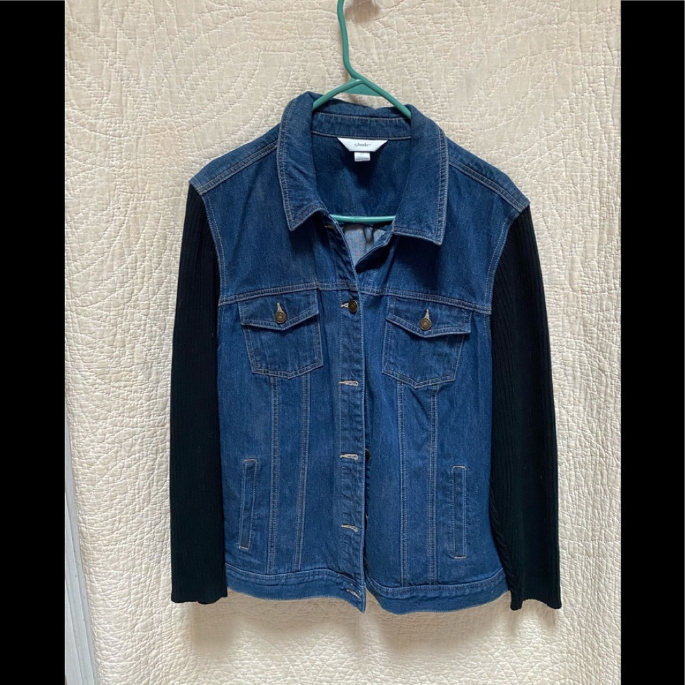 CJ banks denim jacket size 2X
